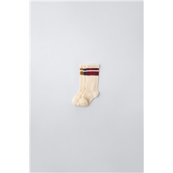 PACK OF THREE STRIPED SOCKS