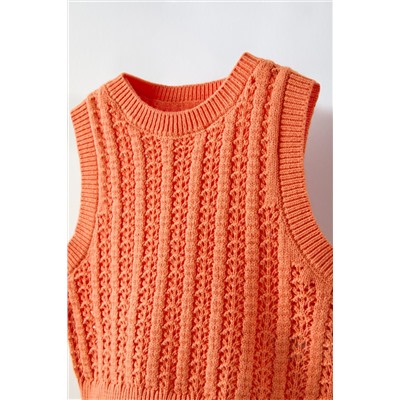 CROCHET KNIT TOP