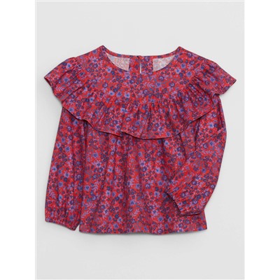 babyGap Ruffle Print Top