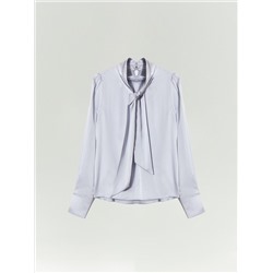 Блузка из вискозы с бантом, B3091/kapitol