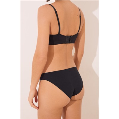 Pack 2 braguitas clásicas algodón negro