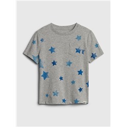 Toddler Print Pocket T-Shirt