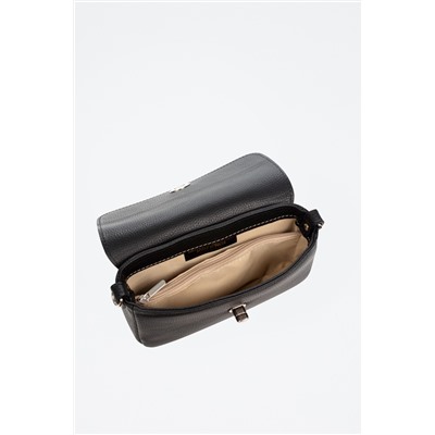 Bandolera de piel Ardenno - Negro