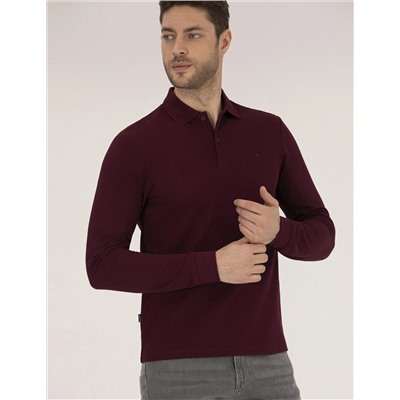 Bordo Slim Fit Basic Sweatshirt