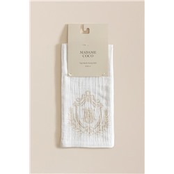 Trept Müslin Kurulama Bezi - Beyaz/Bej