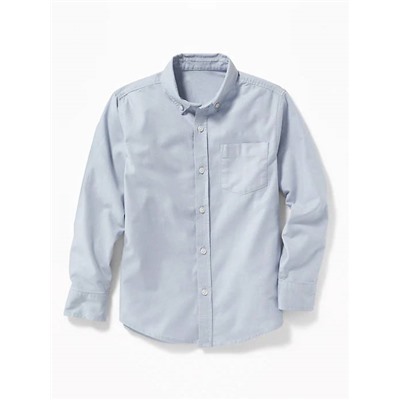 Lightweight Built-In Flex Oxford Uniform Shirt for Boys