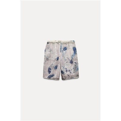 ZW COLLECTION PRINTED BERMUDA SHORTS