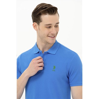 Erkek Saks Basic Polo Yaka Tişört