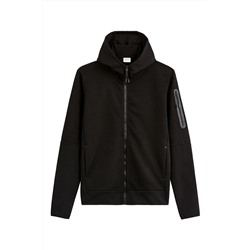 Chaqueta con capucha - Negro
