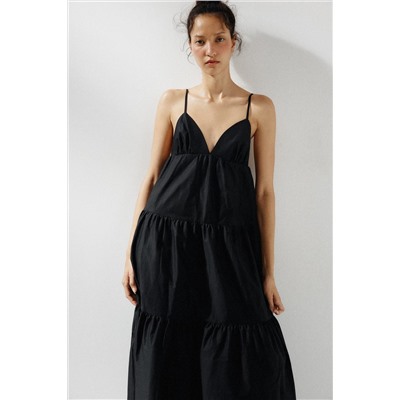 PANELLED MIDI DRESS