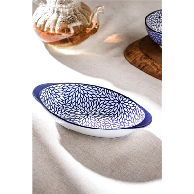 Rêve Bleu Drancy New Bone China Kulplu Tabak
