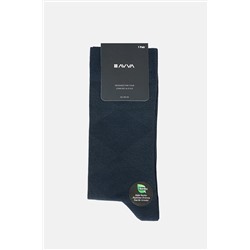 Avva Erkek Lacivert Desenli Bambu Soket Çorap A32y8526 A32Y8526