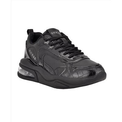 GUESS Women's Fever Lace Up Fashion Sneaker
