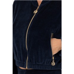 Kadın Lacivert V Yaka Sweatshirt
