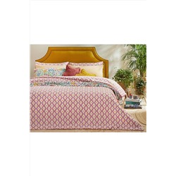 English Home Sunny Side Kolay Ütülenir Çift Kişilik Nevresim 200x220 Cm Pembe TYC00782306539