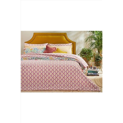 English Home Sunny Side Kolay Ütülenir Çift Kişilik Nevresim 200x220 Cm Pembe TYC00782306539