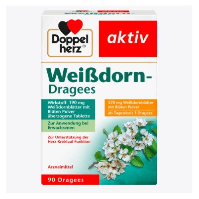 Weissdorn Dragees, 90 St