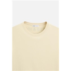 CAMISETA TEXTO ESTAMPADO