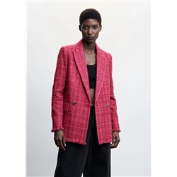 Americana tweed botones -  Mujer | MANGO OUTLET Melilla