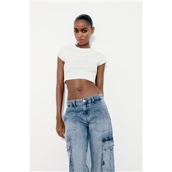 TRF CARGO MID-RISE JEANS