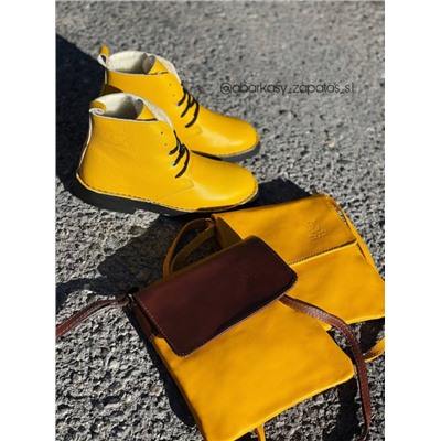 Ab.Zapatos 4619/2 AMARILLO+Pelle 905 (220) Amarillo-Marron