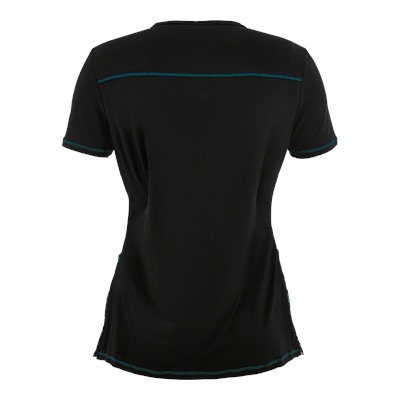 Cherokee Runway Scrubs You're Spot On Print Top