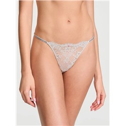 Twinkle Strap Lace V-String Panty