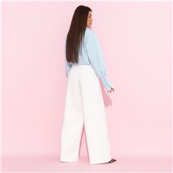 Брюки с защипами, Легкой походкой (white)