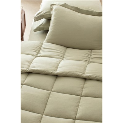Mona Çift Kişilik Comforter Set - Haki