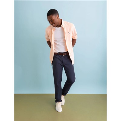 STRETCH KNIT TECH PANTS WITH ZIPPER POCKETS