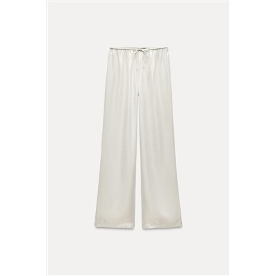 FOIL PYJAMA-STYLE TROUSERS