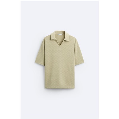 POLO JACQUARD GEOMÉTRICO