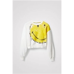 Sudadera crop Smiley®