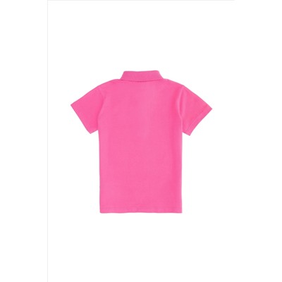 Kız Çocuk Pembe Basic Tişört