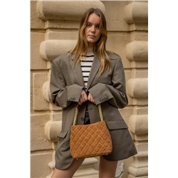 Bolso de piel Hina Camel