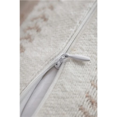 Flore Kırlent Kılıfı - Ekru/Bej - 45x45 cm