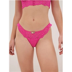 Butterfly Lace Thong Panty