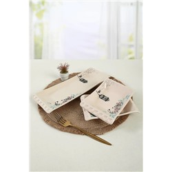 Keramika Retro Kayık Tabak 18-33 Cm 3 Adet CEYIZPAKETISELEN1833RETRO3