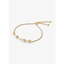 MICHAEL KORS Precious Metal-Plated Sterling Silver Starter Slider Bracelet