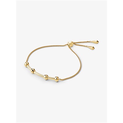MICHAEL KORS Precious Metal-Plated Sterling Silver Starter Slider Bracelet