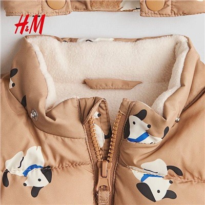 Утепленная куртка для девочек H&M