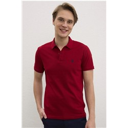 U.S. Polo Assn. Erkek Polo Yaka T-shirt 6141350446 Kırmızı 8161420221350446