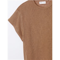 CAMISETA DE EFECTO LINO