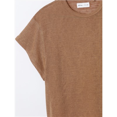 CAMISETA DE EFECTO LINO
