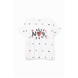 Camiseta manga corta topos