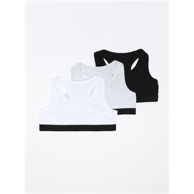 PACK OF 3 SEAMLESS TOPS