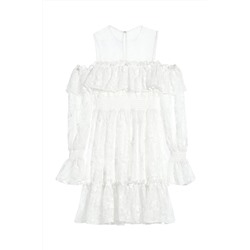 Vestido recto Blanco