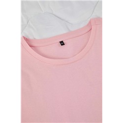 Pembe Çiçekli Kapri Örme Pijama Takımı TBBSS25AI00002
