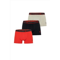 Erkek Lacivert 3'lü Boxer