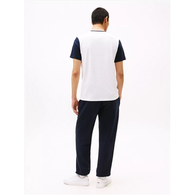 Colorblock Flag Stripe Logo T-Shirt